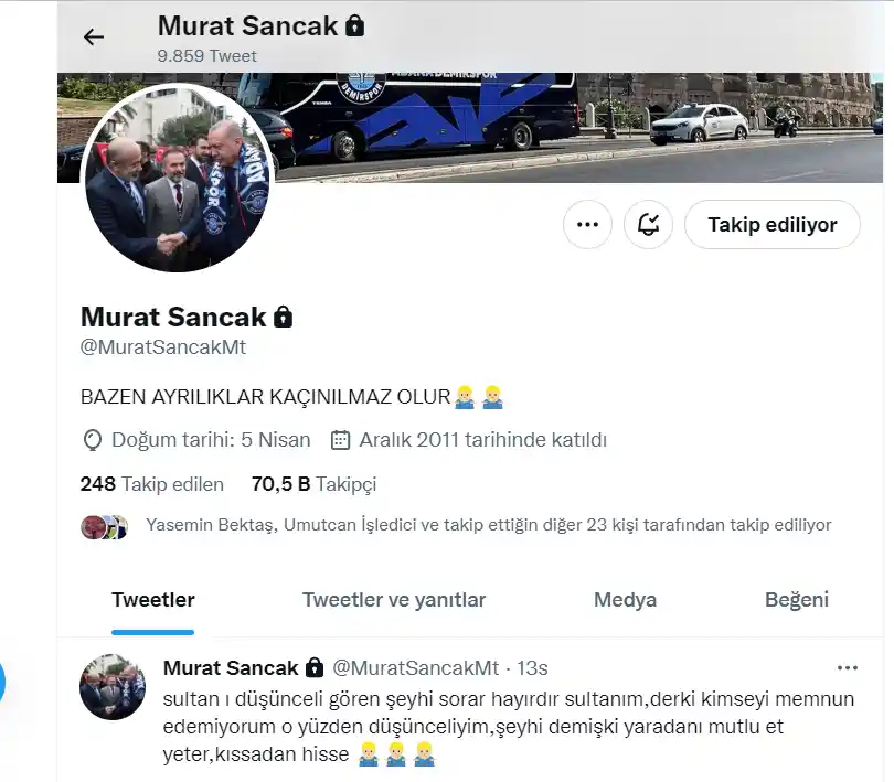 Başkan Murat Sancak'tan düşündüren mesaj!
, ADANA haberleri