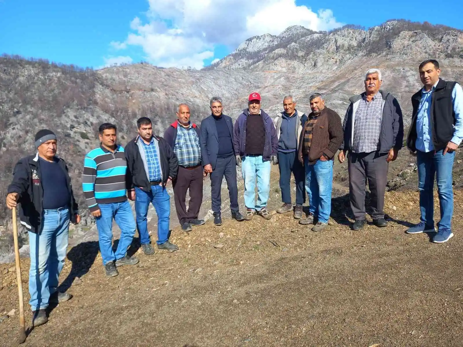 MHP Köyceğiz İlçe Teşkilatı Kızılçam Tohumu ekim faaliyetine katıldı
