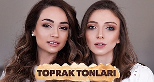 Toprak Tonlarında Makyaj | 2 Farklı Yüz izle video