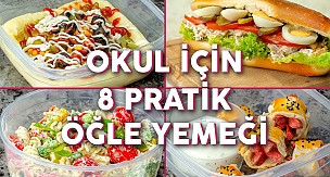 Okula Giderken Yanınızda Götürebileceğiniz 8 Pratik Öğle Yemeği Tarifi - Okul Yemekleri